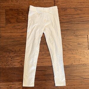 Crewcuts Leggings Cream with Gold stars. New with tags